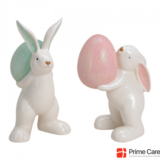 Herboristeria Dekofigur 20cm Hase Glitzerohren buy online