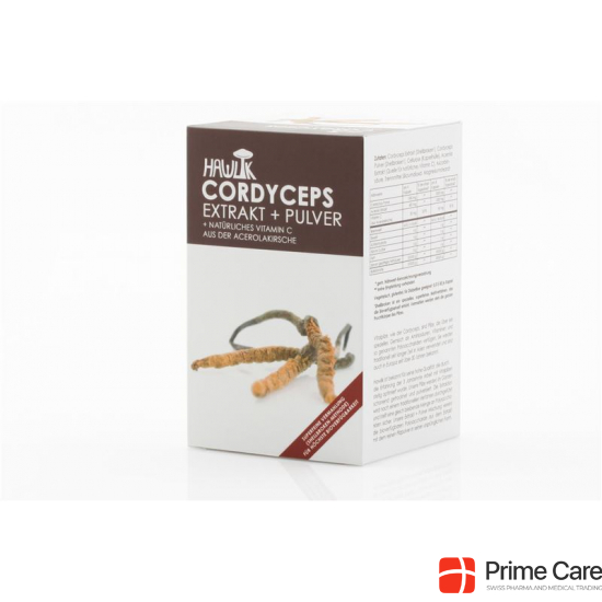 Hawlik Cordyceps Extrakt + Pulver Kapseln 120 Stück buy online