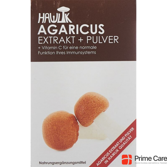 Hawlik Agaricus Extrakt + Pulver Kapseln 120 Stück buy online