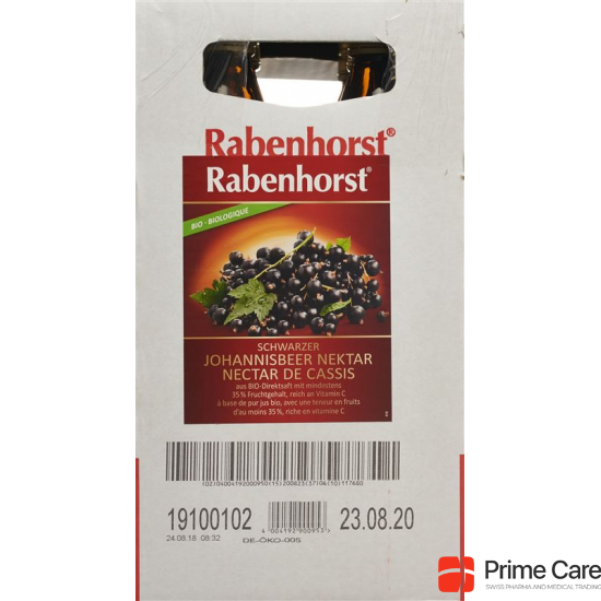 Rabenhorst Schw Johannisbe Nek Bio(neu) 6x 750ml buy online