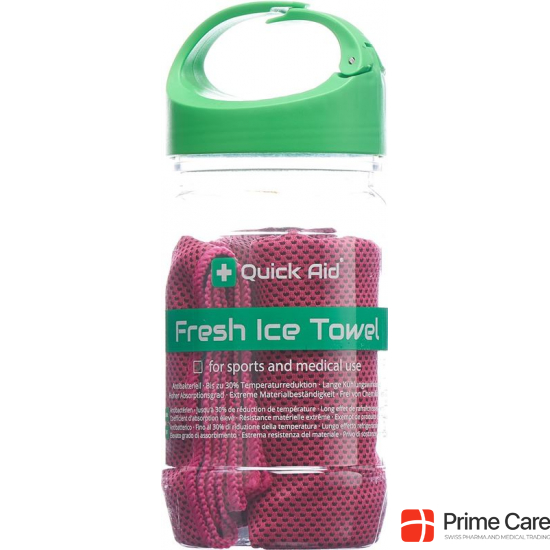 Quick Aid Fresh Ice Towel 34x80cm Pink buy online