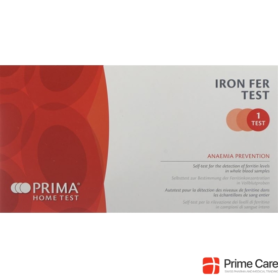 PRIMA HOME TEST Iron FER test buy online