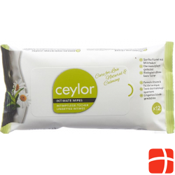 Ceylor Intimate care wipes Natural & Calming 12 pieces
