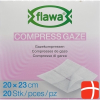 Flawa Gazekompressen Geschn 20x23cm Keimred 20 Stück