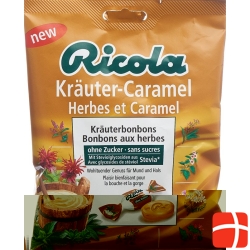 Ricola herbal Caramel without sugar with stevia Battalion 125 g