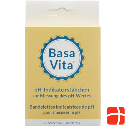 Basa Vita Ph-indikatorstäbchen 50 Stück