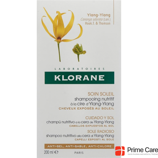 Klorane Ylang-ylang-shampoo 200ml buy online