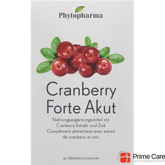 Phytopharma Cranberry Forte Acute 30 tablets