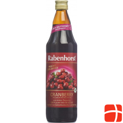 Rabenhorst Cranberry Muttersaft Bio Flasche 750ml