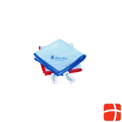 Ha-ra Star Tuch Mini-Set 25/25cm Um Blau+um Rot