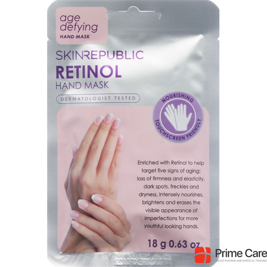 Skin Republic Age-Defying Retinol Hand Mask Beutel buy online