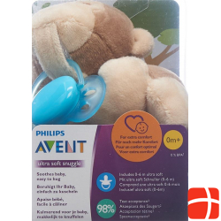 Avent Philips Snuggle+ultra Soft Affe Türkis