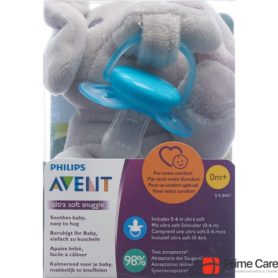 Avent Philips Snuggle+ultra Soft Elefant Türkis buy online