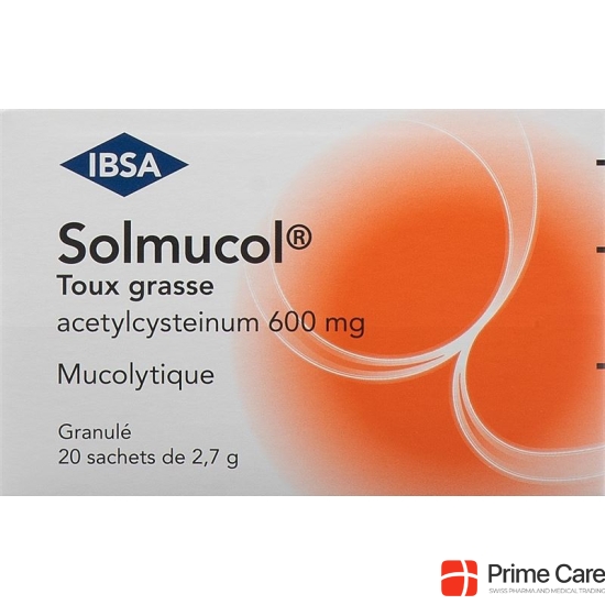 Solmucol Cold Cough Gran 600 mg Btl 20 pcs buy online