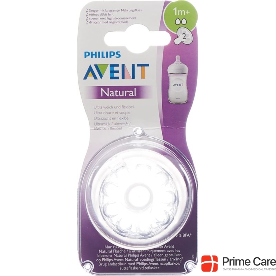 Avent Philips Natural sucker 2 1 Months 2 pcs