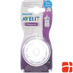 Avent Philips Natural sucker 3 3 Months + 2 pcs