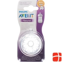 Avent Philips Natural suction Months 2 4 6 pcs