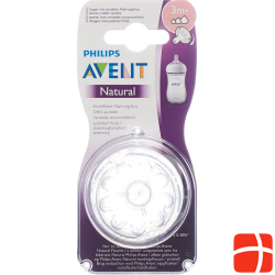 Avent Philips Natural Sauger 3m+ 2 Stück