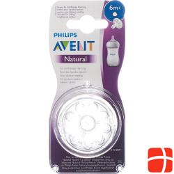 Avent Philips Natural Sauger 6m+ 2 Stück