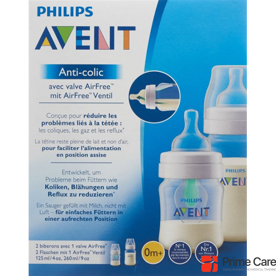 Avent Philips Anti-Colic Flasche Airfree Vent 125+260ml buy online