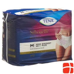 TENA silhouette discreet Plus M White 12 pcs