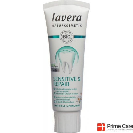 Lavera Zahncreme Sensitive & Repair Tube 75ml buy online