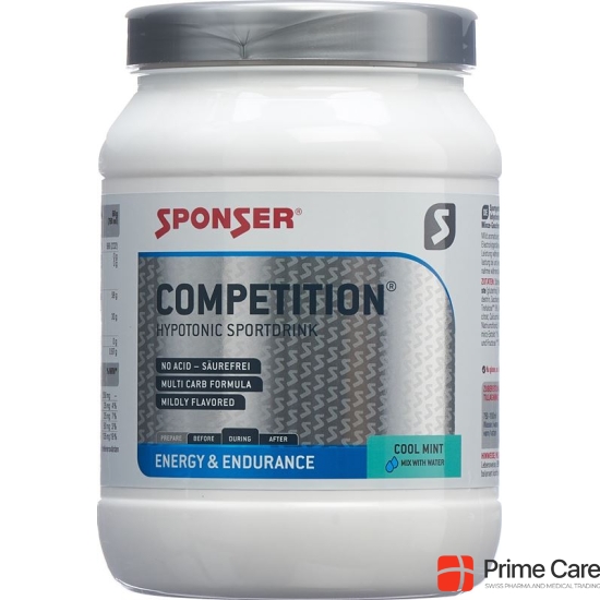 Sponser Energy Competition Pulver Cool Mint Dose 1000g buy online