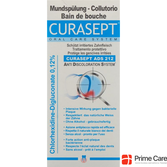 Curasept Ads 212 Mouthwash Flasche 200ml buy online