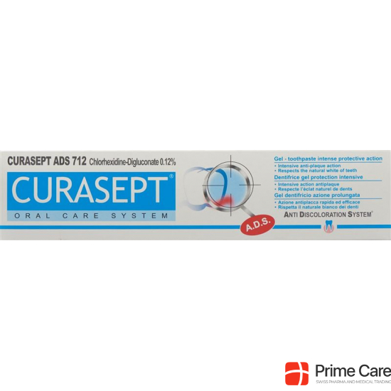 Curasept Ads 712 Toothpaste Tube 75ml buy online