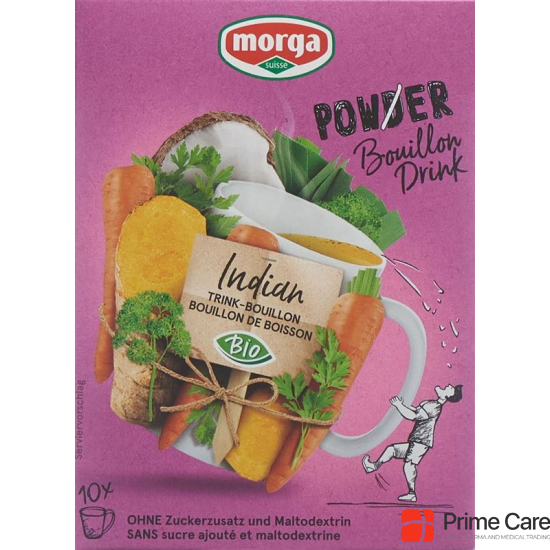 Morga Powerpowder Bouillondri Indi Bio 10 Beutel 4g buy online