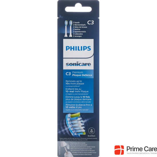 Philips Sonicare replacement brushes C3 Premium Hx9042/17 2 pieces buy online