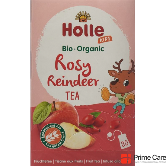 Holle Rosy Reindeer fruit tea Bio 20x 2.2g buy online