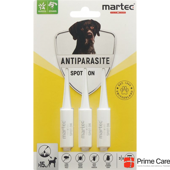 Martec Pet Care Spot Antip 15kg Hunde 3x 3ml buy online