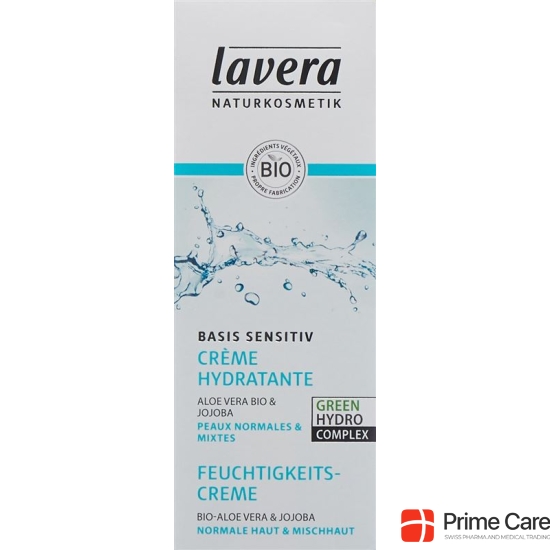 Lavera Feuchtigkeitscreme Basis Sensitiv Tube 50ml buy online