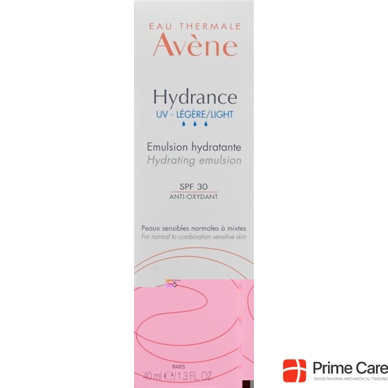 Avene Hydrance Emulsion SPF30 40ml buy online