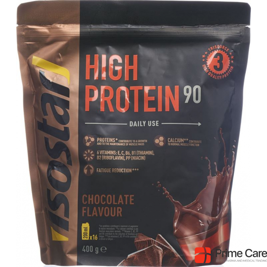 Isostar High Protein 90 powder chocolate bag 400g buy online