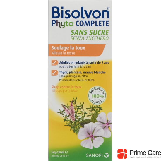 Bisolvon Phyto Complete Sugar Free Cough Syrup 120ml buy online