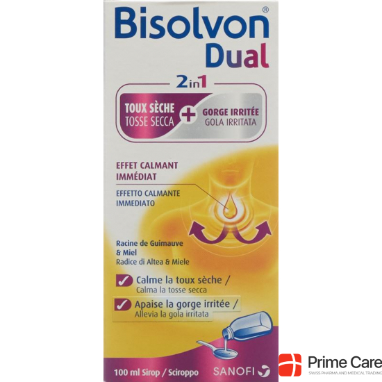 Bisolvon Dual 2 In 1 Cough syrup 100ml buy online