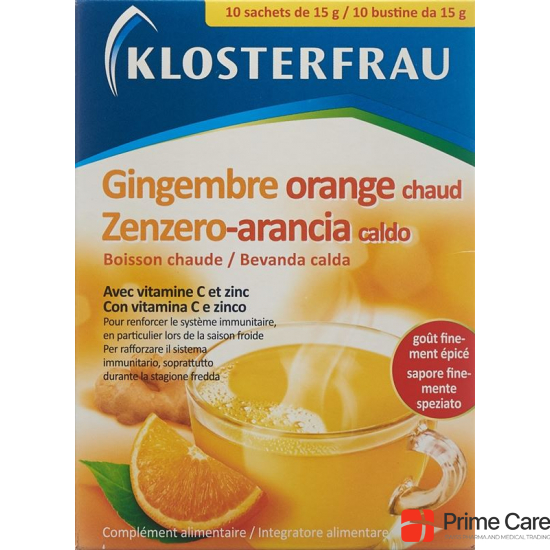 Klosterfrau Heisser Ingwer-Orange 10x 15g buy online