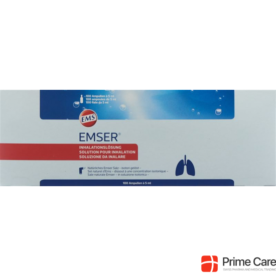 Emser inhalation solution 100 ampoules 5ml buy online