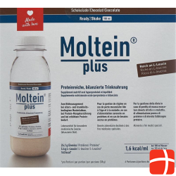 Moltein Plus Ready2Shake Chocolate 6 bottle 38g