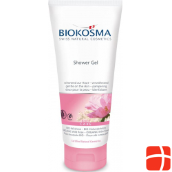 Biokosma Shower Gel Bio-Wildrose Holunderbl 200ml