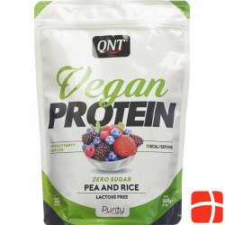 Qnt Vegan Protein Zero Sug-Lact Fr Red Fruit 500g