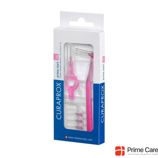 Curaprox CPS 08 prime start 5 interdental brushes + UHS 409 & 470