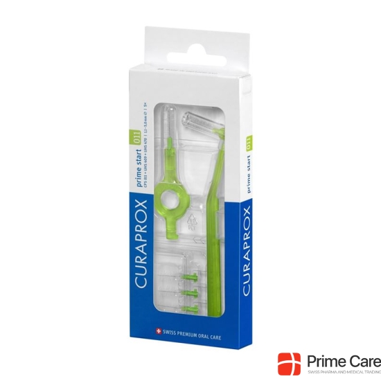 Curaprox CPS 011 prime start 5 interdental brushes + UHS 409 & 470