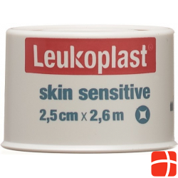 Leukoplast Skin Sensitive 2.5cmx2.6m Roll