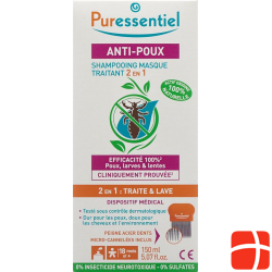 Puressentiel Anti-Lice Shampoo Mask +Comb 150 ml