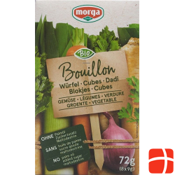 Morga Gemüse Bouillon Würfel Go Clean Bio 8 Stück