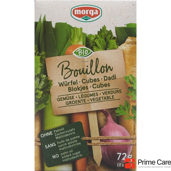 Morga Gemüse Bouillon Würfel Go Clean Bio 8 Stück buy online