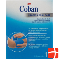 3M Coban Elastic Bandage Self Adhesive 7.5cmx4.5m Blue